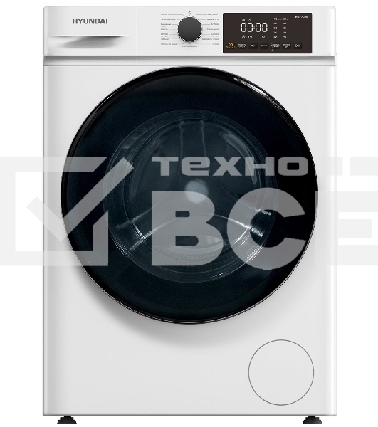 Стиральная машина Hyundai WFD8402 белый, загр. фронтальная макс.: 8 кг 1400 об/мин класс: А