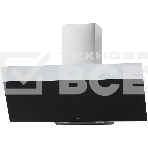 Наклонная вытяжка Krona KRISTEN A 900 black S черный/нерж.сталь, фото 1