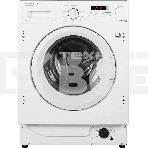 Встраиваемая стиральная машина HOMSair WMB1486WH белый, загрузка фронтальная 8 кг, 6 кг - сушка, 1400 об/мин, класс: A, фото 1