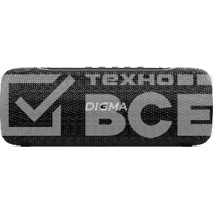 Колонка портатитвная Digma D-PS1524 черный 20W 2.0 BT 10м 2000mAh (PS1524B)