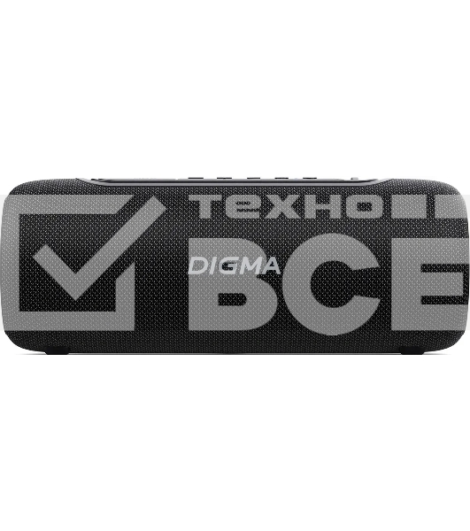 Колонка портатитвная Digma D-PS1524 черный 20W 2.0 BT 10м 2000mAh (PS1524B)