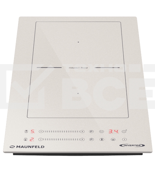 Индукционная варочная панель Maunfeld CVI292S2BBG Inverter бежевый
