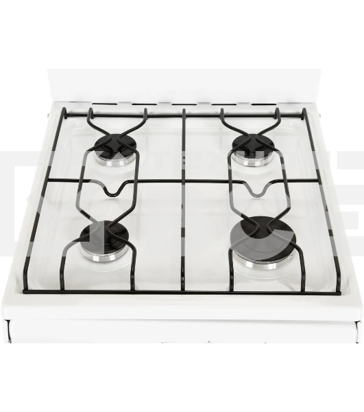 Плита газовая Flama AVG 1407 W белый, конфорок 4 газовых, духовка отсутствует, 50 см x 85 см x 57 см