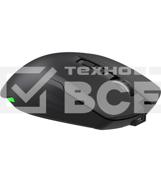 Мышь беспроводная/проводная Defender Whisper GM-209 черный, 7200 dpi, радиоканал, Bluetooth, USB, кнопки - 8