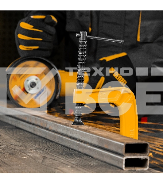 Струбцина Denzel G-образная, усиленная, 100 мм