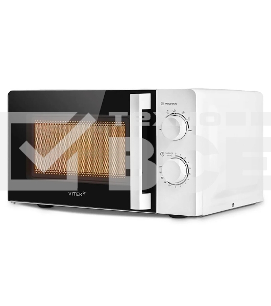 Микроволновая печь Vitek VT-MW0120 20 л, 700 Вт, белый/серебристый