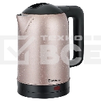 Чайник электрический Sakura SA-2121CD 2л, нержавейка, шампань/крап, фото 1