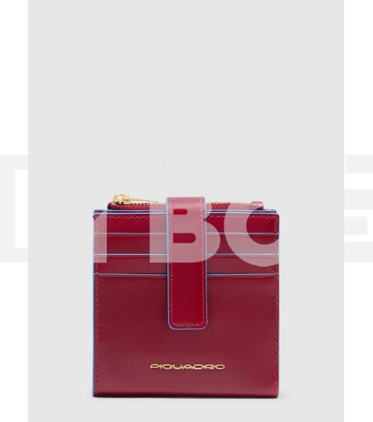 Чехол для кредитных карт Piquadro Blue Square PP6843B2R/R красный натур.кожа
