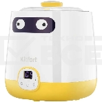 Йогуртница Kitfort КТ-6407 20Вт 1б. 1000 мл упр.:электрон. желтый/белый, фото 1