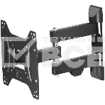 Кронштейн для телевизора Hama 00220822 черный 19'-48' макс.20кг настенный поворотно-выдвижной и наклонный, фото 1