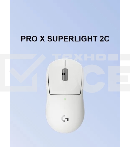 Мышь игровая беспроводная Logitech G PRO X Superlight 2C White (910-007542)