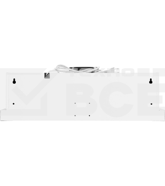 Вытяжка встраиваемая Maunfeld VS Light 60 белый, 60 см, 520 куб. м/ч, 56 дБ