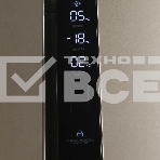 Холодильник Hyundai CS6073FV шампань трехкамерный 329/223л морозилка сбоку, No Frost, Side by Side, фото3