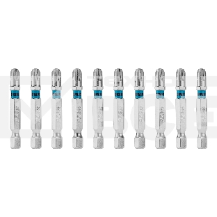 Бита PZ3х50 мм, сталь S2, шестигр., 10 шт. Gross