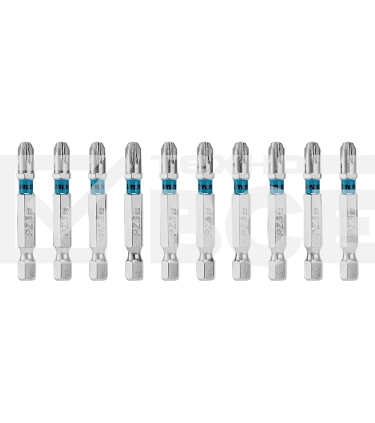 Бита PZ3х50 мм, сталь S2, шестигр., 10 шт. Gross