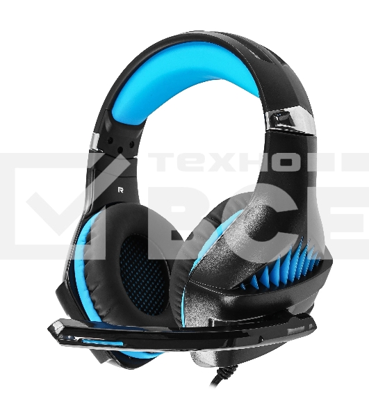 Гарнитура Crown CMGH-2001 чёрный, проводная