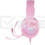 Гарнитура Redragon Hylas розовый, проводная, USB / 2 x mini jack 3.5 мм, подсветка, фото5