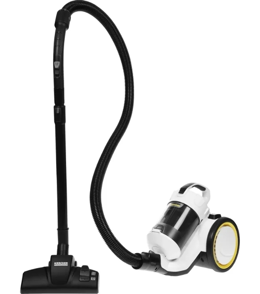 Пылесос Karcher VC 3 Floor белый/черный, 600/700 Вт, уборка сухая, пылесборник контейнер 0.9 л