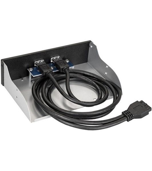 Планка USB на переднюю панель ExeGate U5H-615, 5,25'/2*USB3.0, 19 pin USB 3.2 Gen1