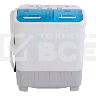 Стиральная машина Фея СМП 40 Н белый/прозрачный/серый, загрузка вертикальная 4 кг, 1320 об/мин, класс В