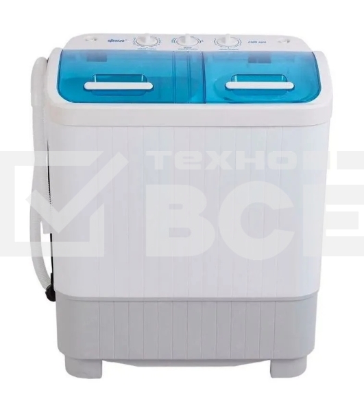 Стиральная машина Фея СМП 40 Н белый/прозрачный/серый, загрузка вертикальная 4 кг, 1320 об/мин, класс В
