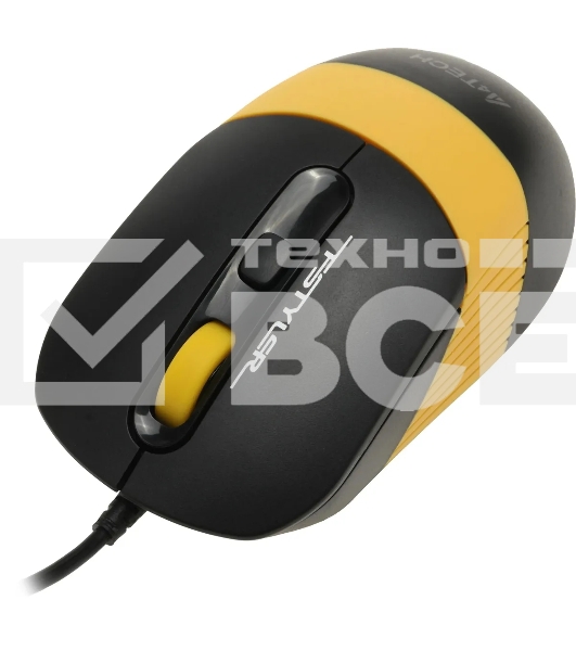 Клавиатура + мышь A4Tech Fstyler F1110 клав:черный/желтый мышь:черный/желтый USB Multimedia (F1110 BUMBLEBEE)