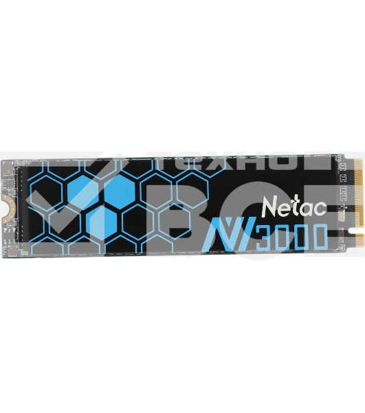 Накопитель SSD Netac NV3000, 250GB, PCIe 3.0 x4, M.2 2280, NVMe, R/W 3000/1400