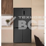 Холодильник  LEX LCD450MgID серый трехкамерный 288/129л морозилка снизу Side-by-Side, фото2
