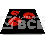 Варочная поверхность Hyundai HHE 4554 BG, черный, фото2