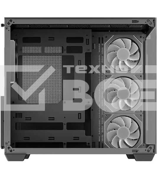 Компьютерный корпус Deepcool CG530 4F черный без БП ATX 2x120мм 2x140мм 2xUSB 2.0 1xUSB 3.0 audio bott PSU