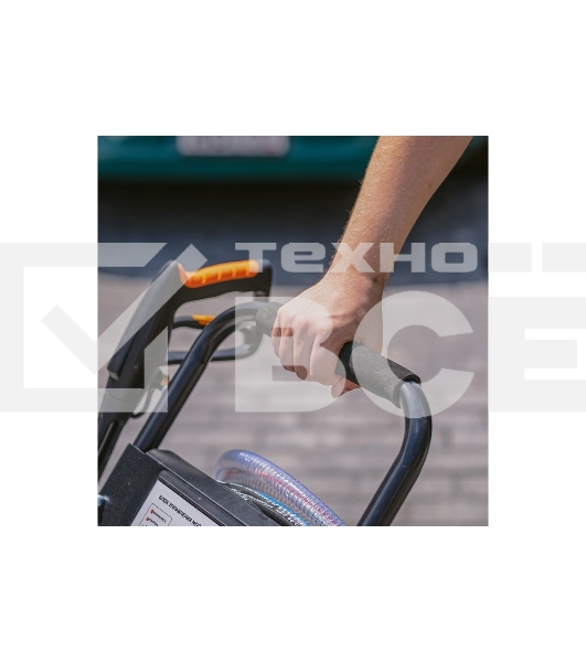 Мойка высокого давления Bort KEX-3200 2800 Вт, максимальное давление 90 бар, рабочее давление 70 бар, 20 л/мин, 47 кг, набор аксессуаров 10 шт