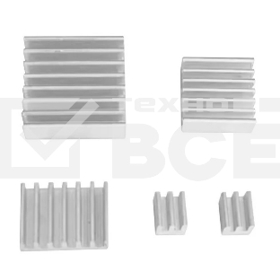 Комплект радиаторов ACD RA807  Aluminum Heat Sink Set for Raspberry Pi 5