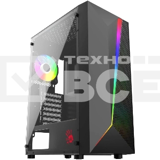 Корпус Bloody BD-CC106 черный без БП ATX 8x120mm 1xUSB2.0 1xUSB3.0 audio bott PSU