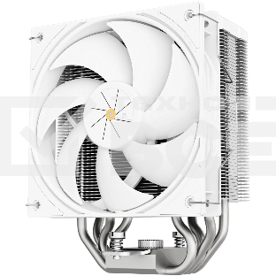 Устройство охлаждения(кулер) Thermalright Assassin X 120 R Digital Soc-AM5/AM4/1200/1700/1851 белый 4-pin 25.6dB Al+Cu LCD Ret (AX120-R-DIGITAL-WH)