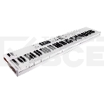 Клавиатура MIDI [231541] Arturia [KeyLab Essential 88 mk3 White] 88 клавиш, LCD дисплей, 9 энкодеров, 8 пэдов, 9 фейдеров, 12 кнопок управления, колеса высоты тона и модуляции, 1/4
