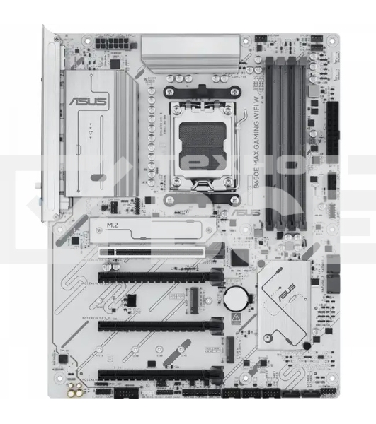 Материнская плата ASUS B650E MAX GAMING WIFI W, AM5, AMD B650, 4xDDR5, 4xSATA, 3xM.2, 1xPCIe 5.0 x16, 1xPCIe 4.0 x4, 2xPCIe 3.0 x1, 1xDP, 1xHDMI, 1x2.5Gb LAN, Wi-Fi 6E, Bluetooth 5.3, 1xUSB-C 10Gbps, 3xUSB-A 10Gbps, 2xUSB-A 5Gbps, 2xUSB-A 2.0, 3x3.5 мм, 7