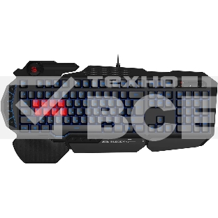 Клавиатура A4Tech Bloody B318 Black USB Multimedia Gamer LED (подставка для запястий)