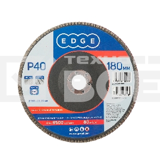 Круг лепестковый торцевой Edge by Patriot 180мм*22,23мм*P40