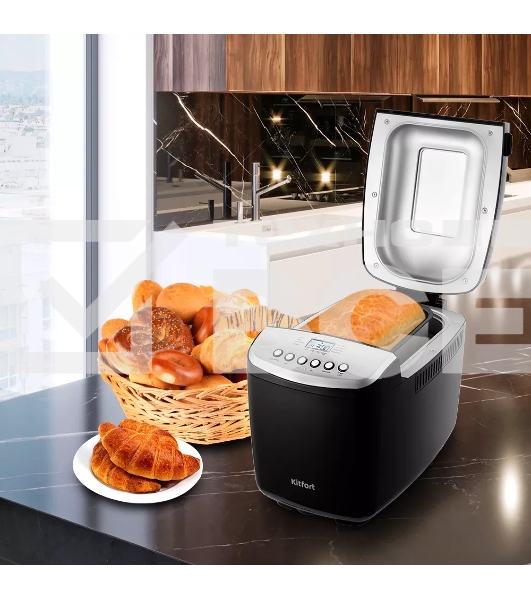 Хлебопечка Kitfort КТ-309 850Вт черный