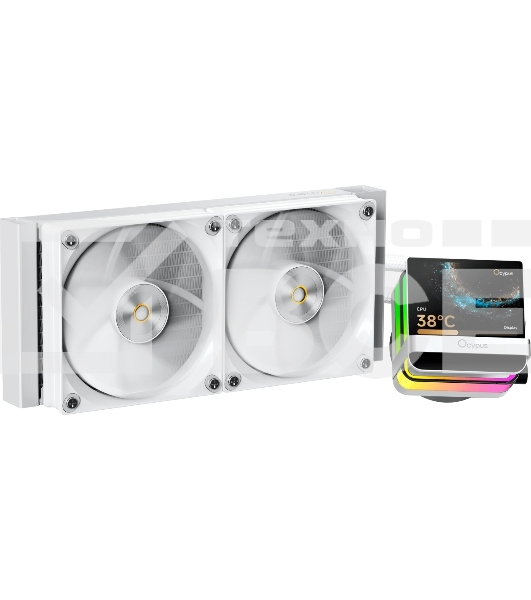 Система охлаждения Ocypus Sigma L24 PRO WH IPS Display/white/290W/All Intel/AMD AM*/Screws