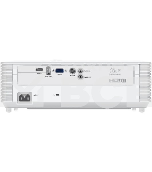 Проектор Exell EXD201W. Технология DLP, 3800 ANSI, WXGA (1280x800), 30 000:1. Проекционное отношение 1.54-1.72. Белый.