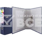 Папка-регистратор Silwerhof A4 75мм ПВХ/бумага синий без. окант. сборная (упак.:2шт), фото 1