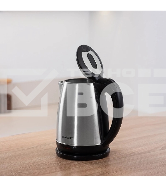Чайник электрический Scarlett SC-EK21S34 нерж. сталь