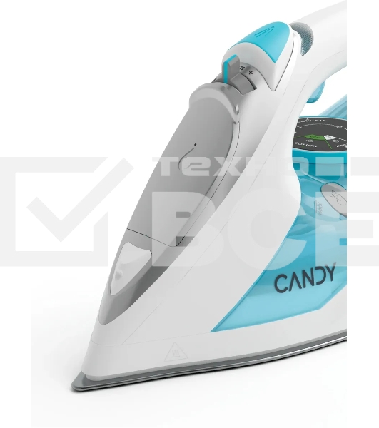 Утюг Candy CI-101 белый/голубой, 2700 Вт, 55 г/мин, 160 г/мин, 500 мл