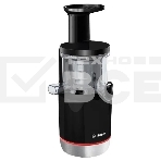 Соковыжималка Bosch MESM731M черный, шнековая вертикальная, 150 Вт, 1000 мл, электронное, реверс, фото 1