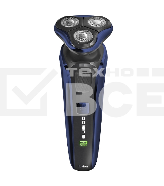 Бритва PMR 0309RC wet&dry PRO 5 blades+ электрическая (Polaris) , Черный/Синий хром