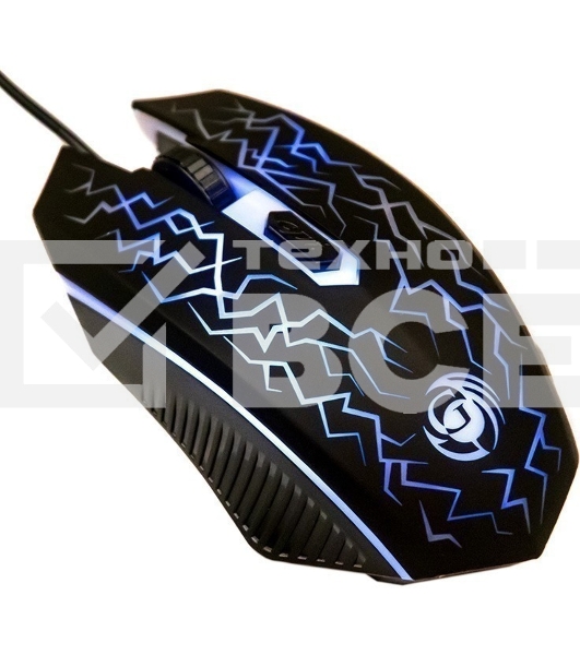 Мышь проводная Dialog Gan-Kata MGK-08U черный, 1600 dpi, USB, кнопки - 4