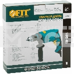 Дрель ударная FIT ID-501 500 Вт, 0-2900 об/мин, КлП 10 мм, 1,6 кг, рез. накл, коробка, фото4