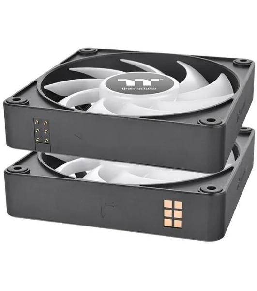 Вентилятор для корпуса Thermaltake CT140 EX Sync ARGB 140х140x25 черный 4-pin 30.7дБ (упак.:3шт) (CL-F182-PL14SW-A) Ret