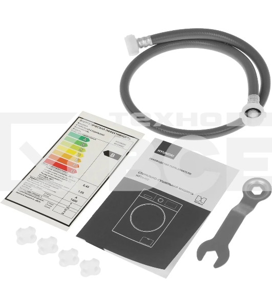 Стиральная машина Hyundai WFD8402 белый, загр. фронтальная макс.: 8 кг 1400 об/мин класс: А